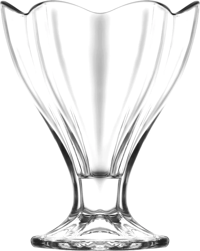 LAV Ποτήρι Παγωτού Σετ 6τμχ Γυάλινο Διάφανο 12,7x10εκ.- 250ml Lily LAV LVLIL42525F (Υλικό: Γυαλί, Χρώμα: Διάφανο ) - LAV - LVLIL42525F