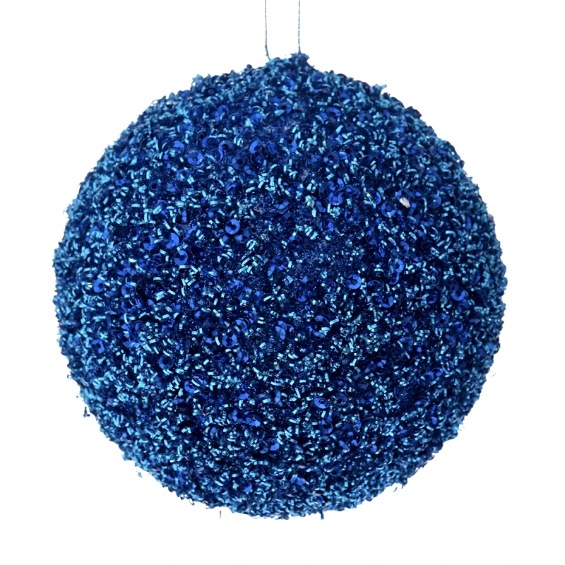 Iliadis Μπάλα Polyfoam Μπλε Glitter 12εκ. iliadis 83525 (Σετ 8 Τεμάχια) (Χρώμα: Μπλε, Υλικό: Polyfoam) - Iliadis - il_83525