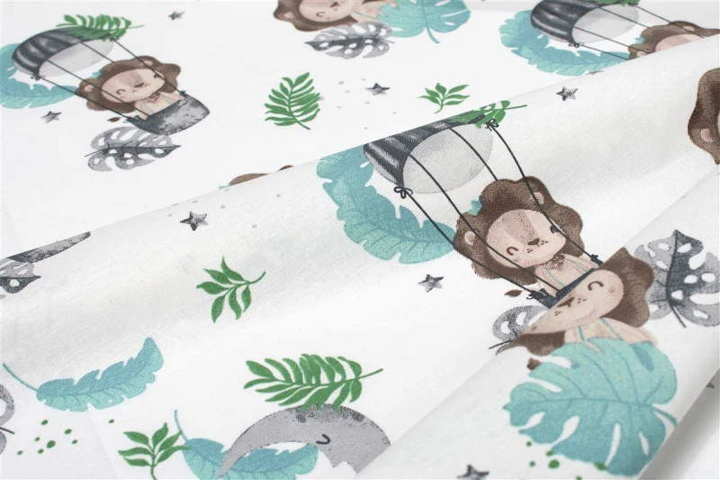 DimCol Σεντόνι Μεμονωμένο Μπεμπέ Βαμβακερό Λίκνου 80x110εκ. Lion 533 Sky Blue DimCol (Ύφασμα: Βαμβάκι 100%, Τύπος κατωσέντονου: Χωρίς Λάστιχο, Χρώμα: Μπλε, Μέγεθος: Μεμονωμένο) - DimCol - 31112020040