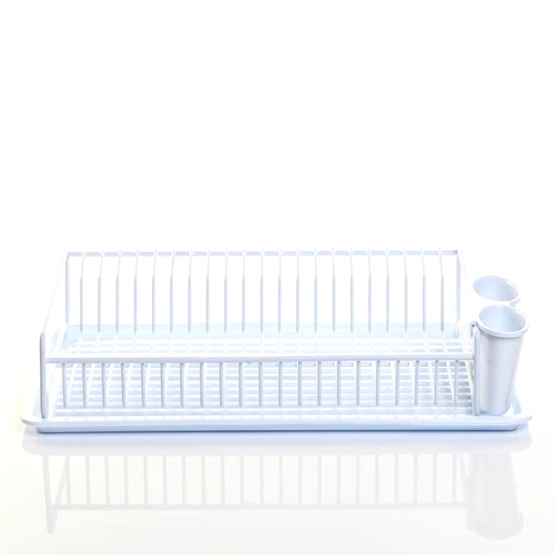 Max Home Πιατοθήκη Με Δίσκο Μεταλλική Λευκή 41x27,5x9εκ. Max Home DMZ38037WH (Υλικό: Μεταλλικό, Χρώμα: Λευκό) - Max Home - DMZ38037WH