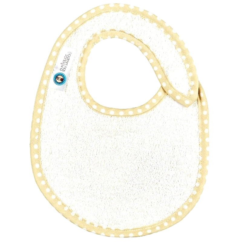 Ο Κόσμος του Μωρού Σαλιάρα Βαμβακερή Μικρή Εκρού Πουά Μπεζ 18039 (Ύφασμα: Βαμβάκι 100%, Χρώμα: Εκρού ) - Ο Κόσμος του Μωρού - 5205626181392