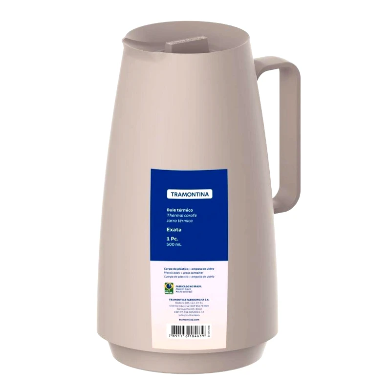 Tramontina Θερμός Κανάτα 500ml Μπεζ Exata Tramontina TR61636058 (Χρώμα: Μπεζ) - Tramontina - TR61636058
