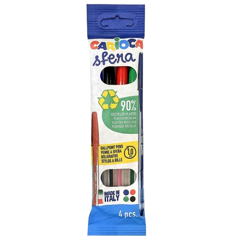 CARIOCA Στυλό Sfera Σετ 4τμχ Carioca 60-777 - CARIOCA - 60-777