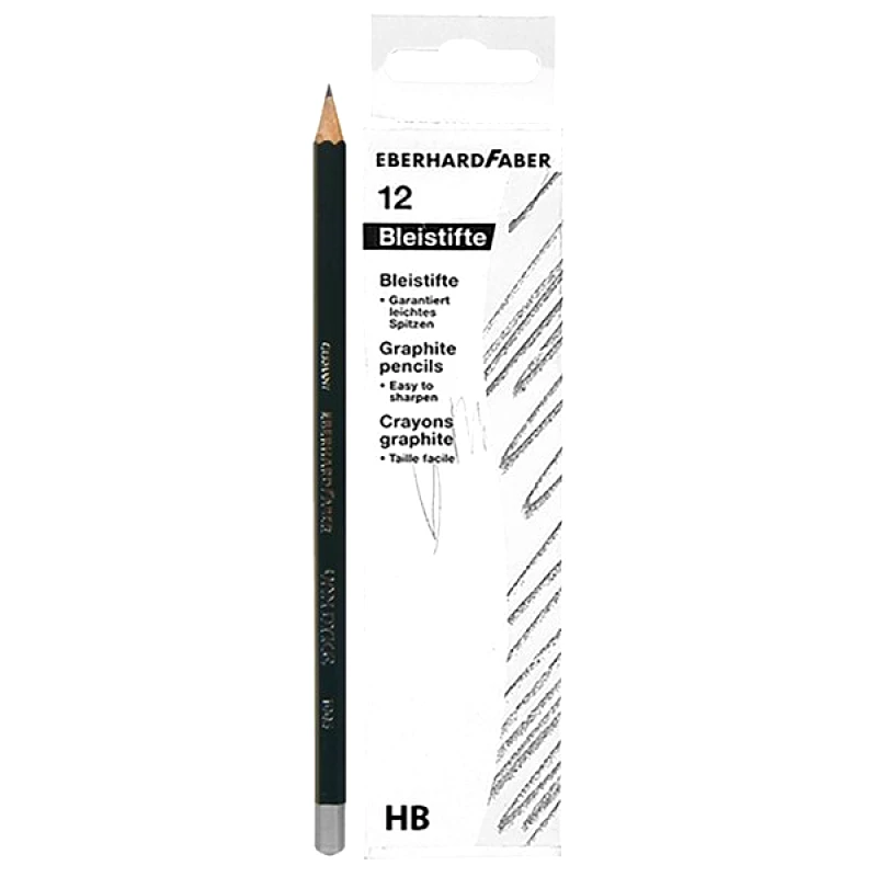 EBERHARD FABER Μολύβι Πράσινο Σχεδίου Σετ 12τμχ HΒ Faber 60-634 - EBERHARD FABER - 60-634-s2