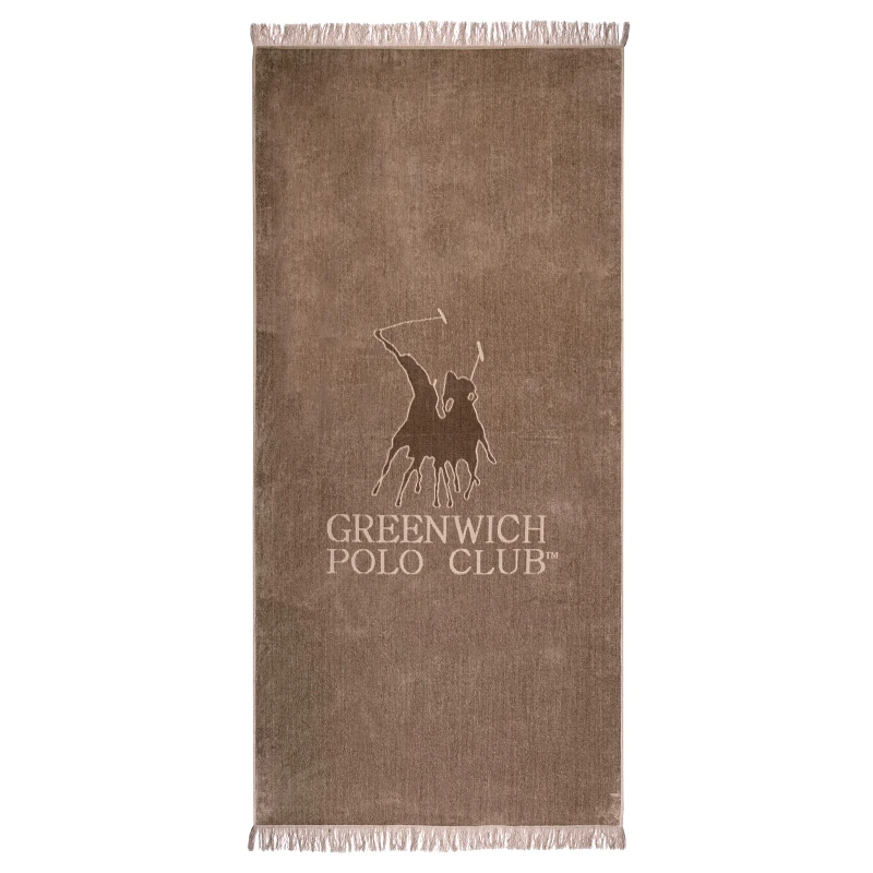 Greenwich Polo Club Πετσέτα Θαλάσσης Βαμβακερή 90x190εκ. Essential 3625 Greenwich Polo Club (Ύφασμα: Βαμβάκι 100%, Χρώμα: Σπαγγί) - Greenwich Polo Club - 267901903625