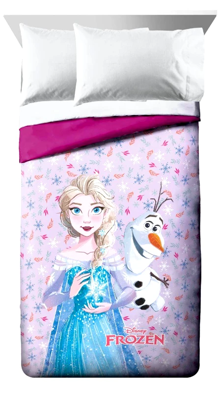 DimCol Πάπλωμα Microfiber Μονό 160x240εκ. Disney Home Frozen 45 Lilac DimCol (Ύφασμα: Microfiber, Χρώμα: Λιλά) - DimCol - 54461123004