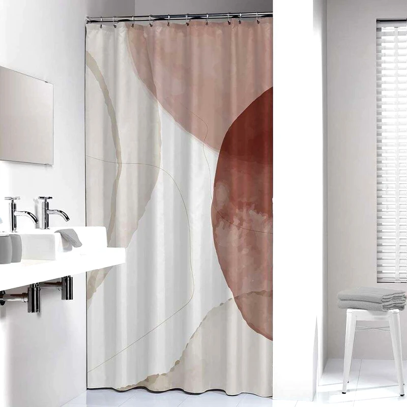 sealskin Κουρτίνα Μπάνιου Αδιάβροχη Υφασμάτινη 180x200εκ. Earth Dark Pink Sealskin 800139 (Ύφασμα: Polyester, Χρώμα: Ροζ) - sealskin - sl-800139
