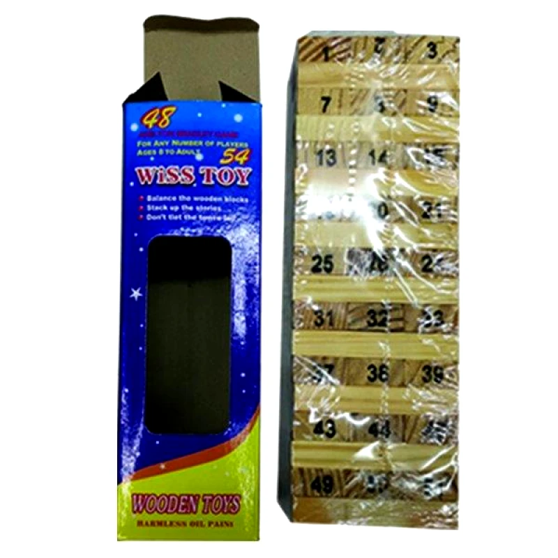 Toy Markt Επιτραπέζιο Παιχνίδι Πύργος Με Τουβλάκια 23,5x7,5x7,5εκ. Toy Markt 69-328 - Toy Markt - 69-328