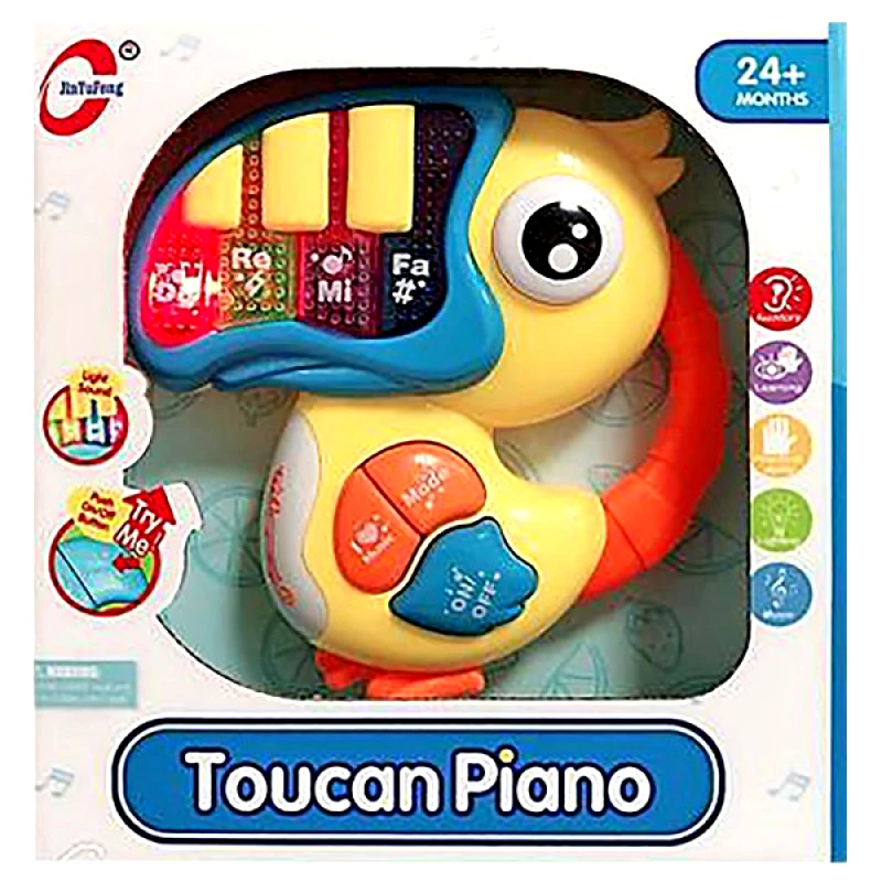 Toy Markt Βρεφικό Πιανάκι Toucan Σε Κουτί 19x20x5εκ. Toy Markt 74-1067 - Toy Markt - 74-1067