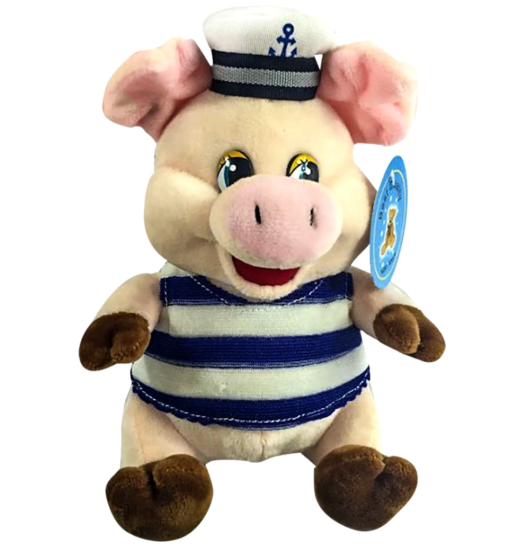 Toy Markt Λούτρινο Γουρουνάκι Ναύτης 17εκ. Toy Markt 79-402 - Toy Markt - 79-402