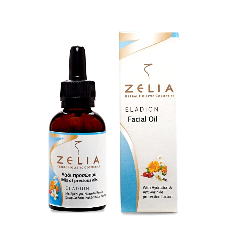 ZELIA COSMETICS Ξηρό Λάδι Προσώπου Με Αντιρυτιδικά Συστατικά Eladion 30ml Zelia Cosmetics Ε01 - ZELIA COSMETICS - zelia_Ε01