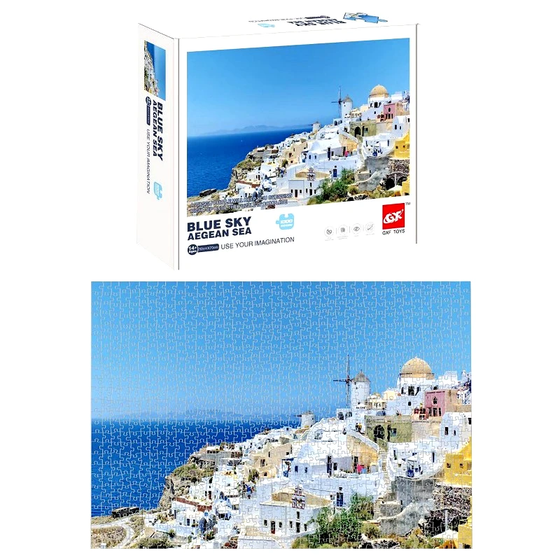 Toy Markt Παζλ 1000τμχ Αιγαίο Πέλαγος Σε Κουτί 20x5x25εκ. Toy Markt 69-1754 - Toy Markt - 69-1754