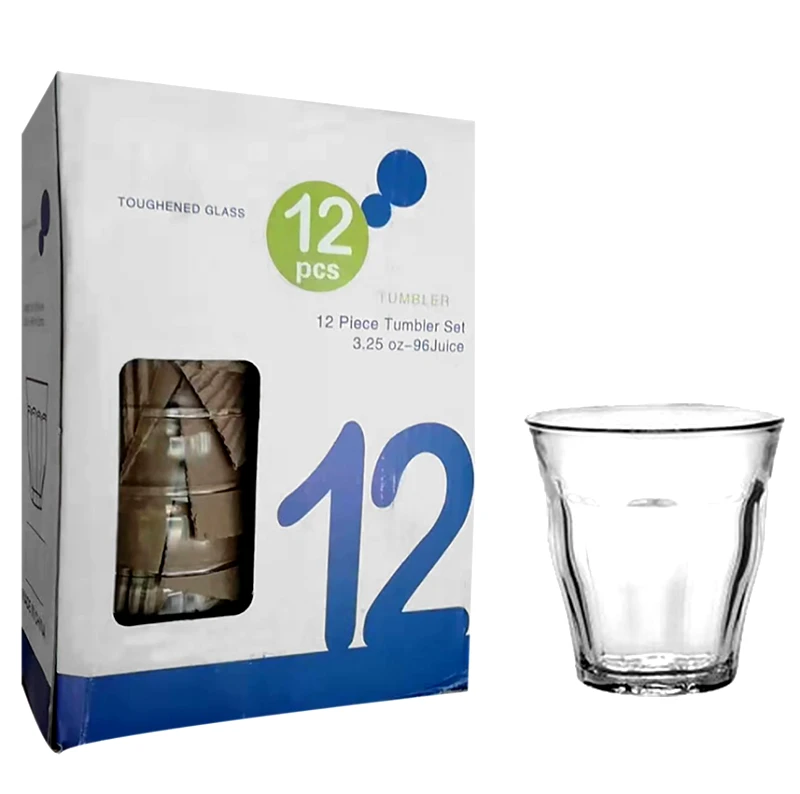 Homie Ποτήρι Κρασιού Σετ 12τμχ Γυάλινο Διάφανο 90ml Homie 80-2014 (Υλικό: Γυαλί, Χρώμα: Διάφανο , Μέγεθος: Σωλήνας) - Homie - 80-2014