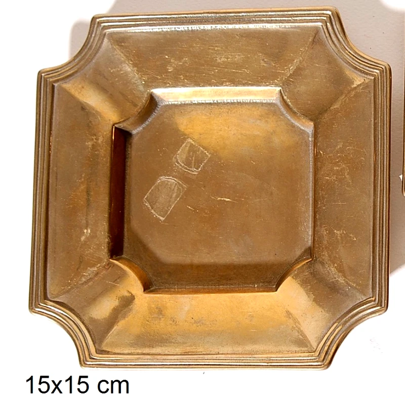 Royal Art Collection Σταχτοδοχείο Μπρούτζινο Χρυσό Royal Art 15x15εκ. STL109GL (Χρώμα: Χρυσό , Υλικό: Μπρούτζινο) - Royal Art Collection - STL109GL