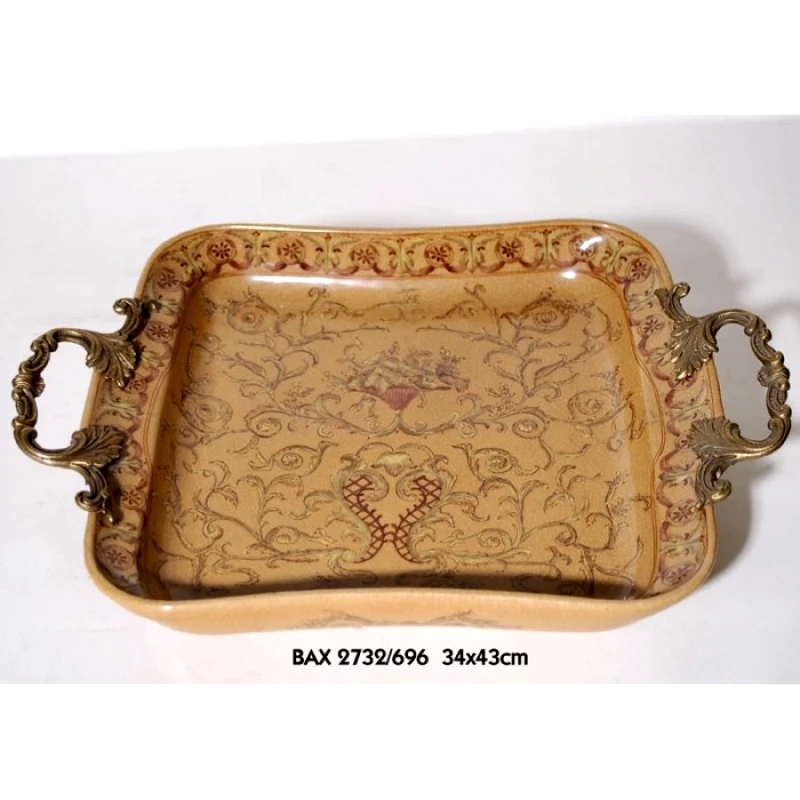 Royal Art Collection Δίσκος Πορσελάνης Royal Art 34x43εκ. BAX2732/696 (Υλικό: Πορσελάνη) - Royal Art Collection - BAX2732/696