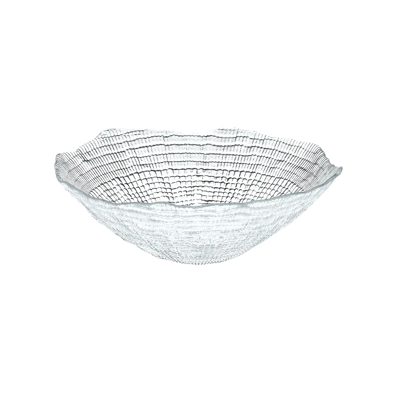 CRYSPO TRIO Μπωλ Σερβιρίσματος Γυάλινο 16x6εκ. Kanvas Clear CRYSPO TRIO 80.260.24 (Σετ 4 Τεμάχια) (Υλικό: Γυαλί, Χρώμα: Διάφανο ) - CRYSPO TRIO - 80.260.24