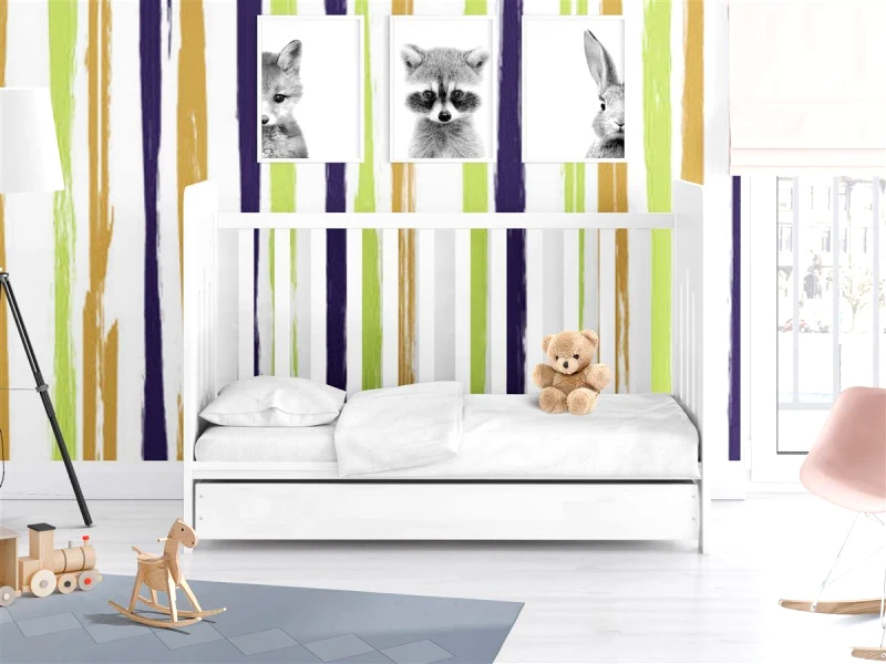 DimCol Σετ Σεντόνια Μονόχρωμα Βαμβακερά Κούνιας 120x160εκ. Solid 491 White DimCol (Ύφασμα: Βαμβάκι 100%, Τύπος κατωσέντονου: Χωρίς Λάστιχο, Χρώμα: Λευκό, Μέγεθος: Σετ) - DimCol - 1912617606249176