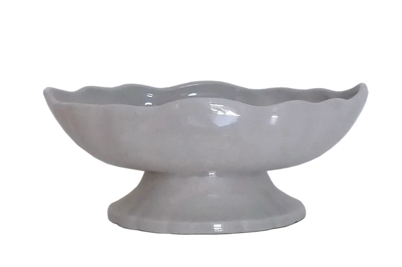 PAPADIMITRIOU INTERIOR PAPSHOP Φρουτιέρα Κεραμική-Πορσελάνης PAPSHOP 31x20x13εκ. CH09 (Υλικό: Κεραμικό, Χρώμα: Λευκό) - PAPADIMITRIOU INTERIOR PAPSHOP - CH09