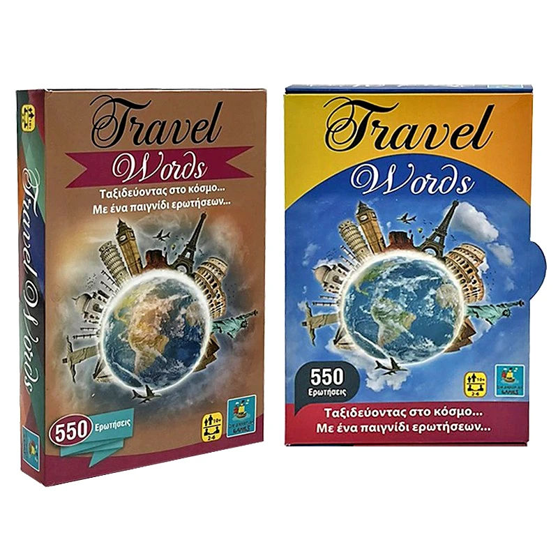 ΑΚ Επιτραπέζιο Παιχνίδι Travel Words Μικρό 10x16εκ. ΑΚ 69-1692 - ΑΚ - 69-1692
