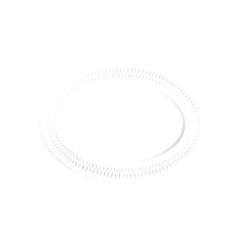 Oriana Ferelli Ραβιέρα Πορσελάνης White PW43 Diamante Oriana Ferelli 25εκ. PRPW430005 (Σετ 2 Τεμάχια) (Υλικό: Πορσελάνη, Χρώμα: Λευκό) - Oriana Ferelli - PRPW430005