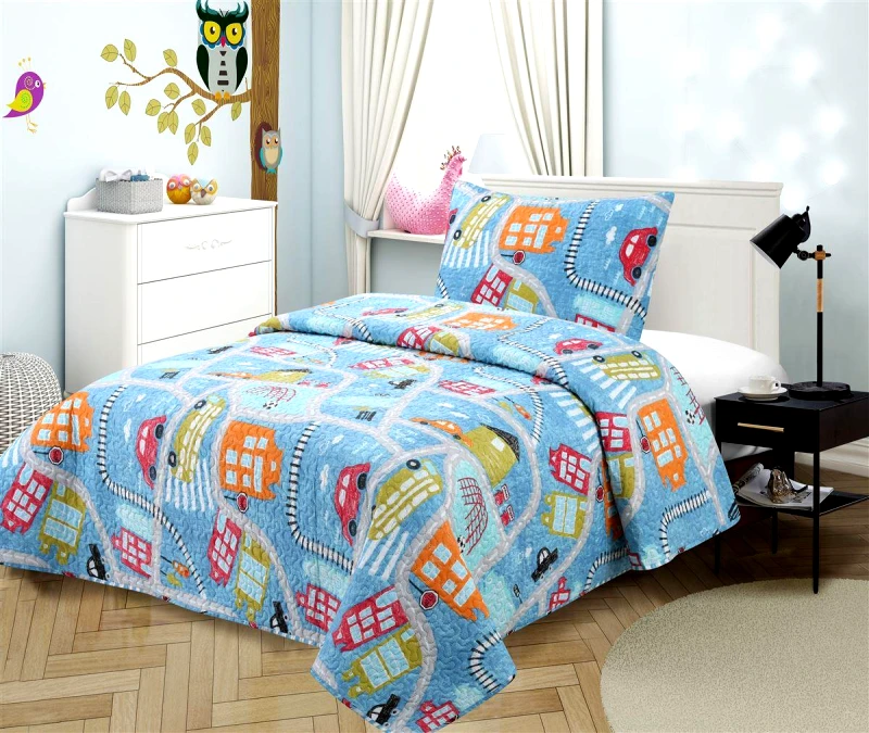 DimCol Σετ Κουβερλί Microfiber Μονό 160x220εκ. 415 Dimcol (Ύφασμα: Microfiber) - DimCol - 32412906005