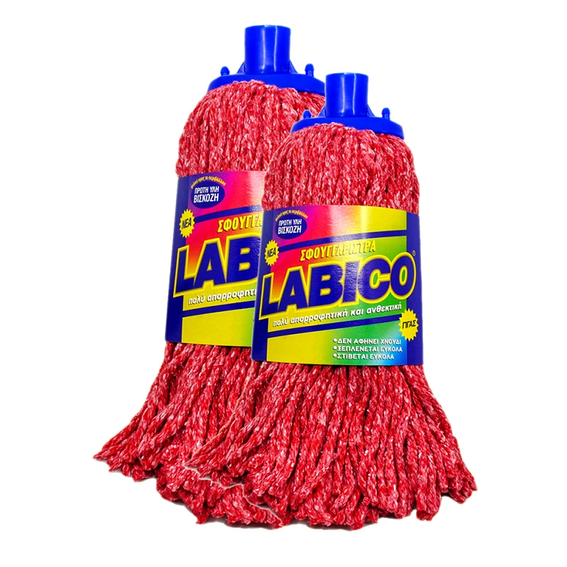 OEM Σφουγγαρίστρα Νημάτινη Κόκκινη Γίγας Labico - OEM - RS_00.82.25.ΚΟΣΥ