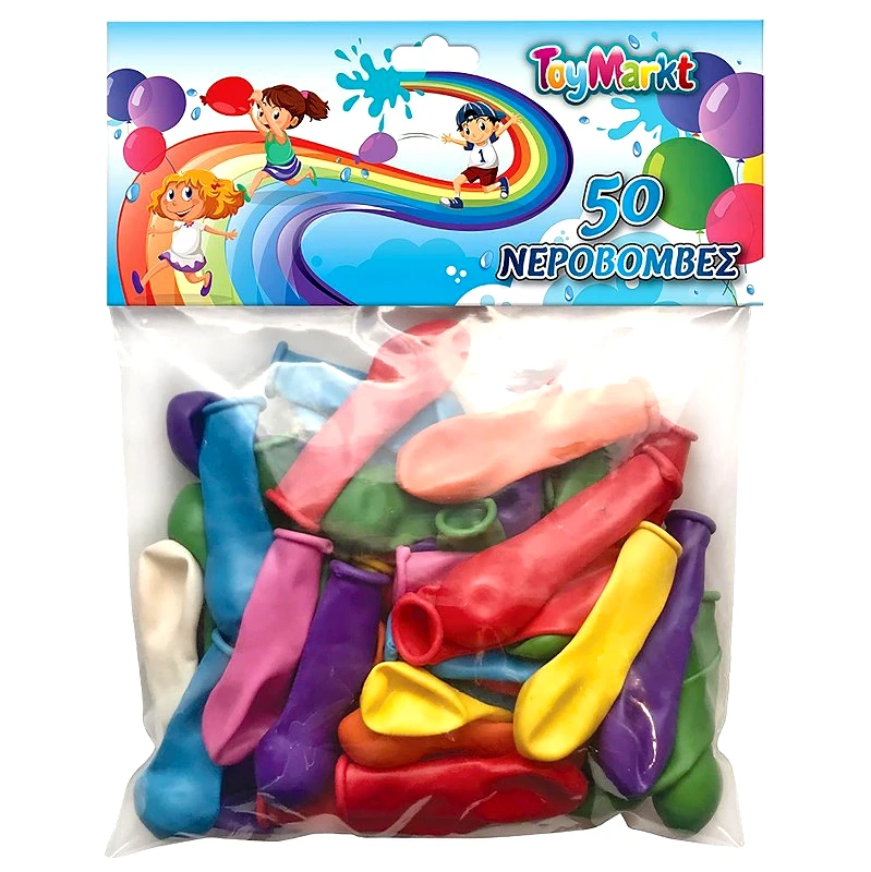 Toy Markt Μπαλόνια Νεροβόμβες Σετ 50τμχ Toy Markt 71-486 - Toy Markt - 71-486