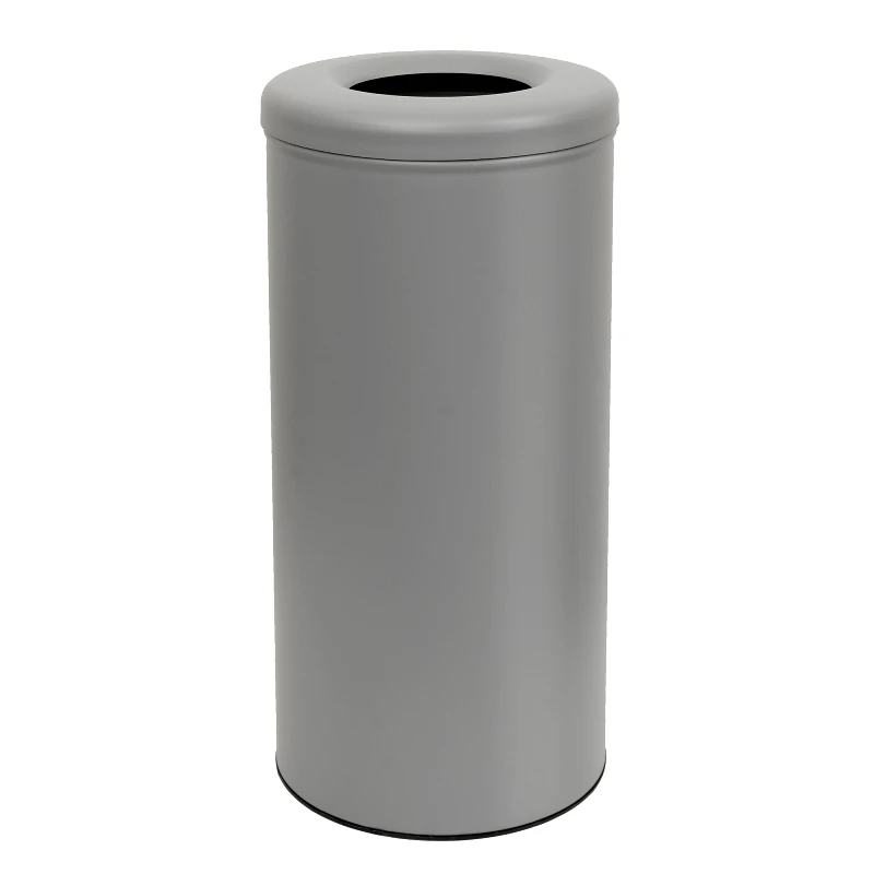 Pam & Co Καλάθι Απλύτων 30lt Ανοξείδωτο Matt Concrete Grey Pam & Co Φ25x57εκ. 29-2557-163 (Υλικό: Ανοξείδωτο, Χρώμα: Γκρι) - Pam & Co - 29-2557-163