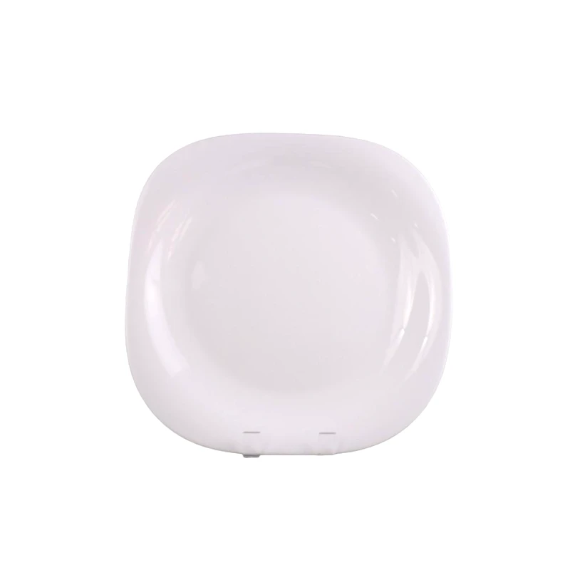 Eaton Dining Πιάτο Ρηχό Φαγητού Γυάλινο Λευκό 27εκ. Hudson Eaton ME22000427 (Σετ 6 Τεμάχια) (Υλικό: Γυαλί, Χρώμα: Λευκό, Μέγεθος: Μεμονωμένο) - Eaton Dining - ME22000427
