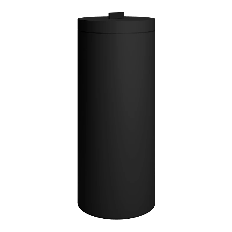 Pam & Co Καλάθι Απλύτων Ανοξείδωτο Matt Black 26x60εκ.-30ltr Pam & Co 2560-403 (Υλικό: Ανοξείδωτο, Χρώμα: Μαύρο) - Pam & Co - 2560-403