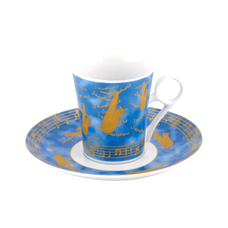 WM COLLECTION Σετ 6τμχ Φλυτζάνια Καφέ Πορσελάνης WM Collection 150ml N947 (Υλικό: Πορσελάνη) - WM COLLECTION - N947-coffee