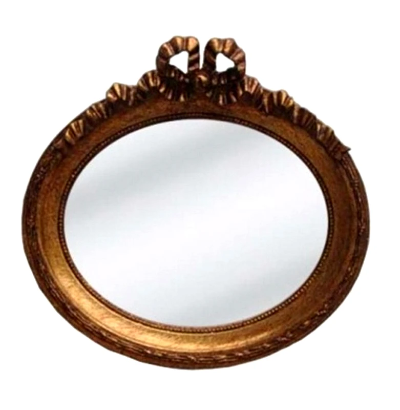 PAPADIMITRIOU INTERIOR PAPSHOP Καθρέπτης Τοίχου Αντικέ Ξύλινος - Polyresin PAPSHOP 25x20εκ. SH147 (Υλικό: Ξύλο, Χρώμα: Χρυσό ) - PAPADIMITRIOU INTERIOR PAPSHOP - SH147