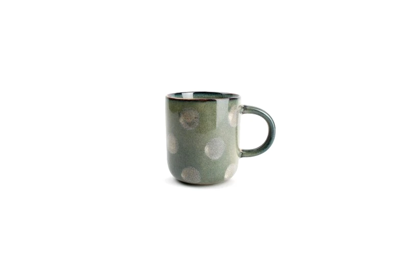 Salt & Pepper Κούπα Κεραμική Πράσινη Πουά S&P 500ml Dot Muggies 854103 (Υλικό: Κεραμικό, Χρώμα: Πράσινο ) - Salt & Pepper - 854103