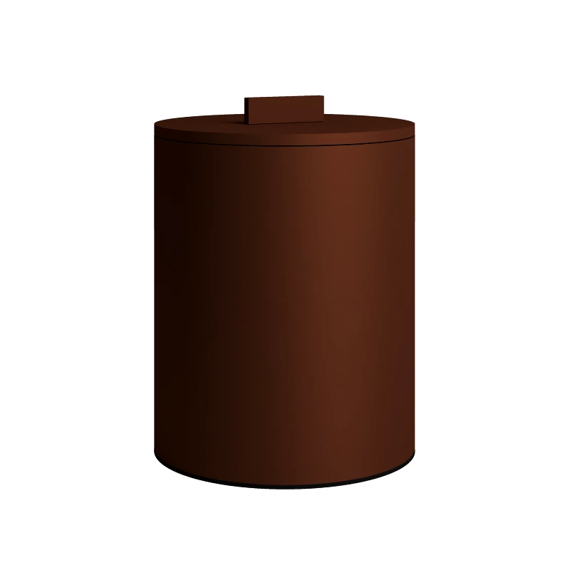 Pam & Co Καλάθι Απορριμμάτων Πάγκου 6lt Ανοξείδωτο Matt Wenge Pam & Co Φ20x25εκ. 2326-943 (Υλικό: Ανοξείδωτο, Χρώμα: Wenge) - Pam & Co - 2326-943