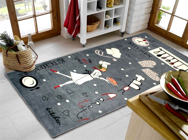 DimCol Χαλάκι Κουζίνας Polyester 67x150εκ. Bon Appetit 257 DimCol (Ύφασμα: Polyester) - DimCol - 33463057012