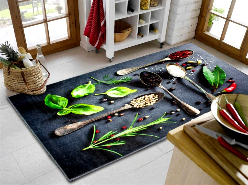 DimCol Χαλάκι Κουζίνας Polyester 80x200εκ. Spices 245 DimCol (Ύφασμα: Polyester) - DimCol - 33463059015