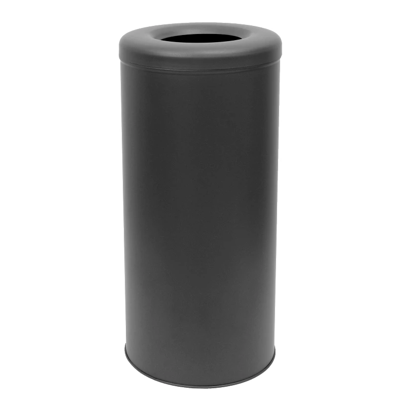 Pam & Co Καλάθι Απλύτων 30lt Ανοξείδωτο Matt Anthracite Pam & Co Φ25x57εκ. 29-2557-113 (Υλικό: Ανοξείδωτο, Χρώμα: Ανθρακί) - Pam & Co - 29-2557-113