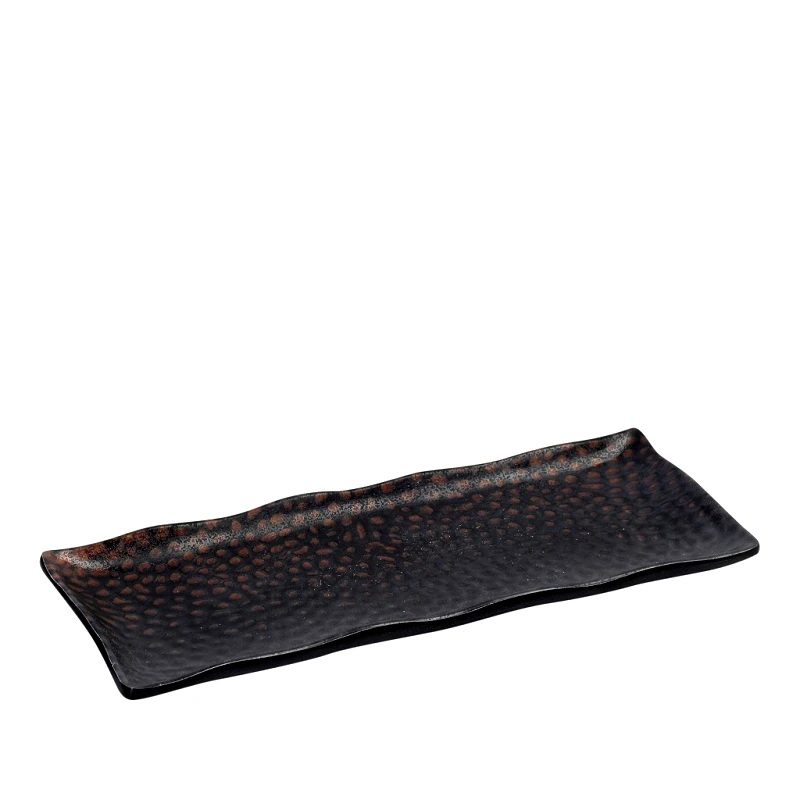 ESPIEL Πιατέλα Σερβιρίσματος Μελαμίνης Καφέ Sunset 27x11x2εκ. ESPIEL TOG108K4 (Σετ 4 Τεμάχια) (Υλικό: Μελαμίνη, Χρώμα: Καφέ) - ESPIEL - TOG108K4