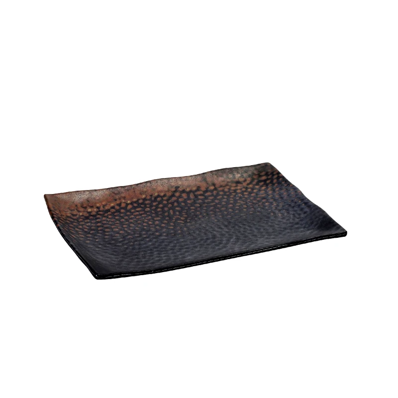 ESPIEL Πιατέλα Σερβιρίσματος Μελαμίνης Καφέ Sunset 22,5x15x2,5εκ. ESPIEL TOG110K6 (Σετ 6 Τεμάχια) (Υλικό: Μελαμίνη, Χρώμα: Καφέ) - ESPIEL - TOG110K6