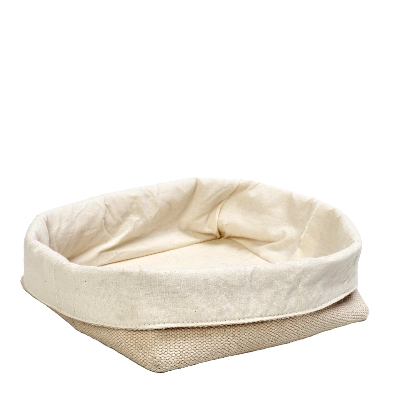 ESPIEL Ψωμιέρα Cotton-Jute Μπεζ ESPIEL 20x19x15εκ. AMN114 (Ύφασμα: Βαμβάκι 100%, Χρώμα: Μπεζ) - ESPIEL - AMN114