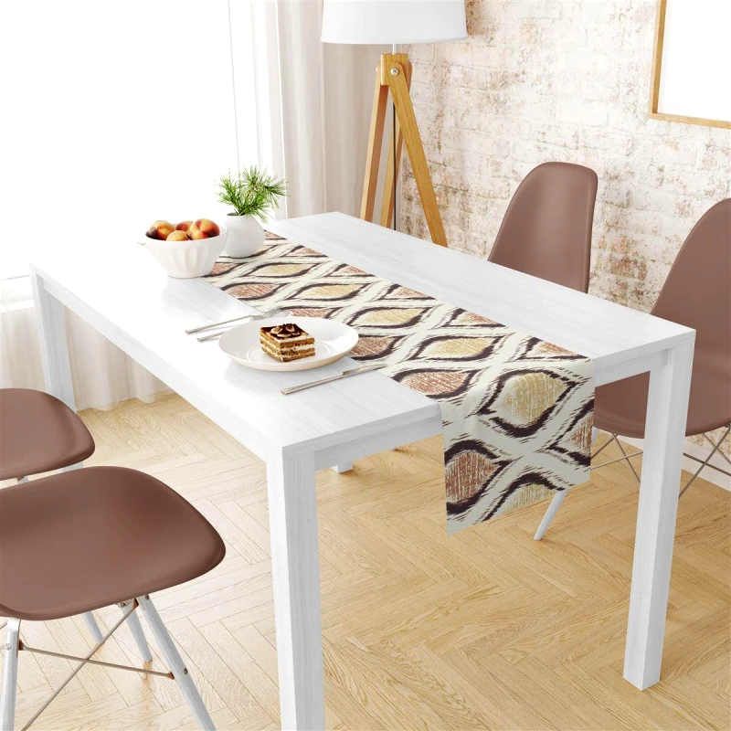 DimCol Runner Αλέκιαστο Polycotton 40x180εκ. Cyclops 460 Beige DimCol (Χρώμα: Μπεζ, Ύφασμα: 70% Βαμβάκι-30% Polyester) - DimCol - 33313355002