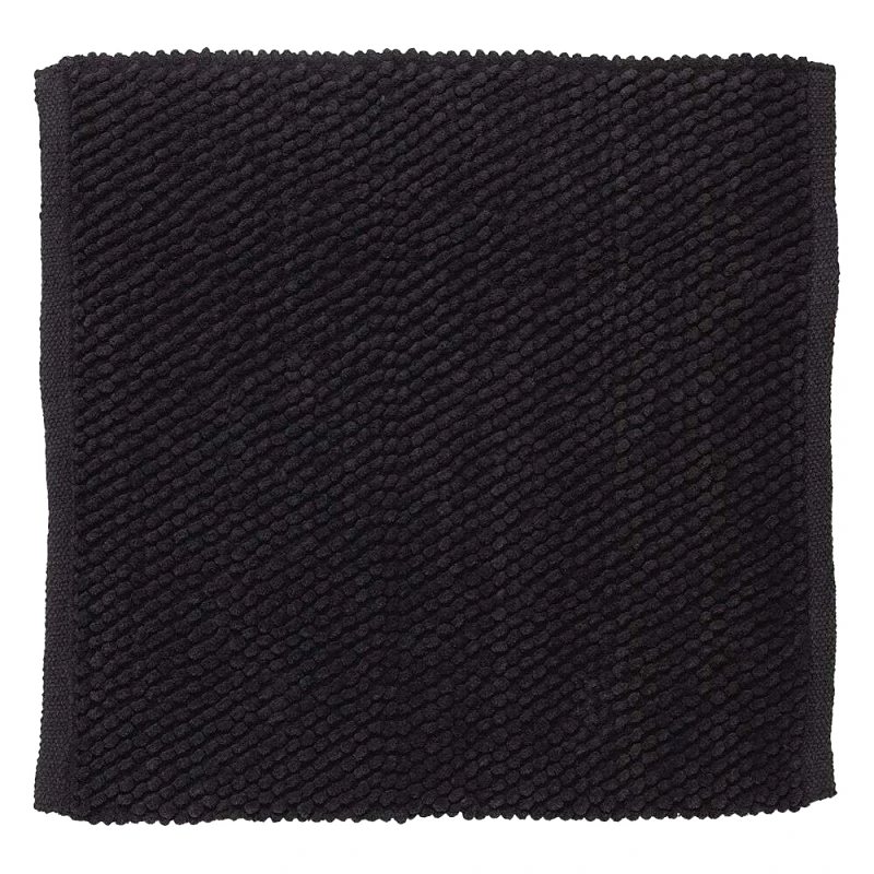 sealskin Ταπέτο Μπάνιου Αντιολισθητικό Polyester 60x60εκ. Delhi Dark Grey Sealskin 800112 (Ύφασμα: Βαμβάκι 100%, Χρώμα: Γκρι) - sealskin - sl-800112