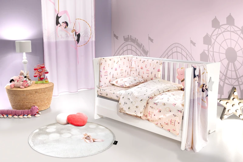 Saint Clair Σετ 3τμχ Βρεφική Προίκα Βαμβακερή Enjoy Pinky Saint Clair (Ύφασμα: Βαμβάκι 100%, Χρώμα: Ροζ) - Saint Clair - 5206480639371