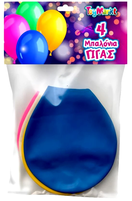 Toy Markt Μπαλόνια Γίγας Σετ 4τμχ 45εκ. Toy Markt 71-86 - Toy Markt - 71-86