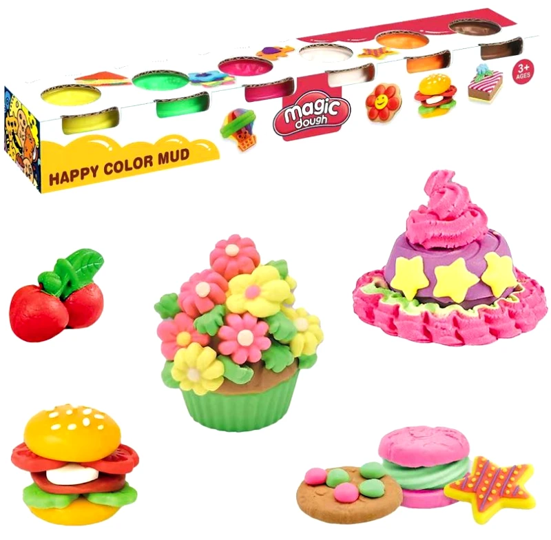 Toy Markt Μαγική Ζύμη Σετ 6 Χρωμάτων 31x5x4εκ. Toy Markt 71-3540 - Toy Markt - 71-3540