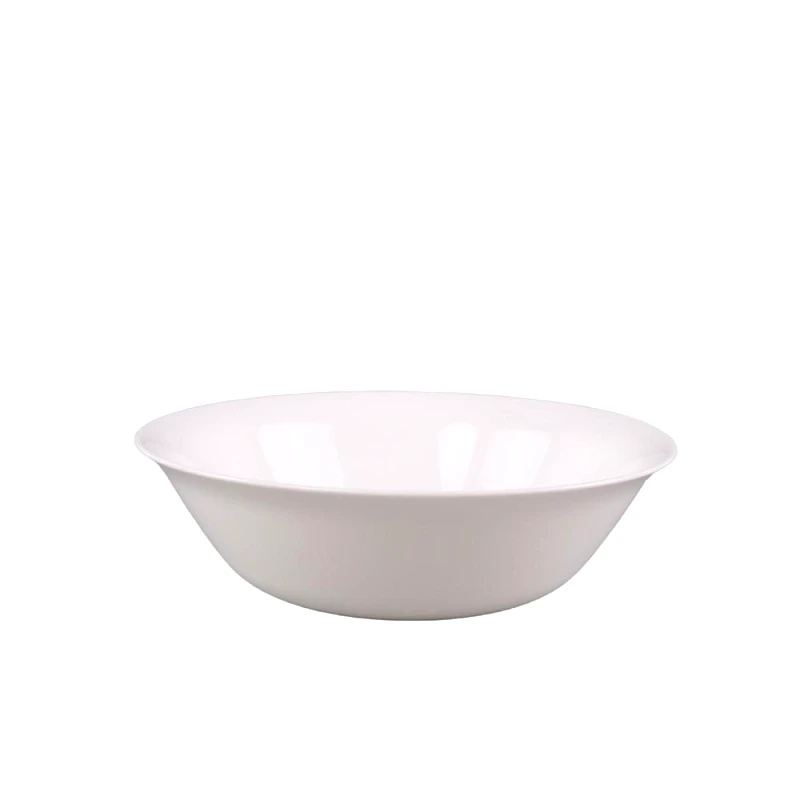 Eaton Dining Μπωλ Σερβιρίσματος Γυάλινο Λευκό Φ19εκ. Aria Eaton ME23004019 (Σετ 6 Τεμάχια) (Υλικό: Γυαλί, Χρώμα: Λευκό) - Eaton Dining - ME23004019