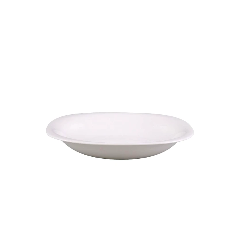 Eaton Dining Πιάτο Βαθύ Φαγητού Γυάλινο Λευκό 23εκ. Hudson Eaton ME22000623 (Σετ 6 Τεμάχια) (Υλικό: Γυαλί, Χρώμα: Λευκό, Μέγεθος: Μεμονωμένο) - Eaton Dining - ME22000623