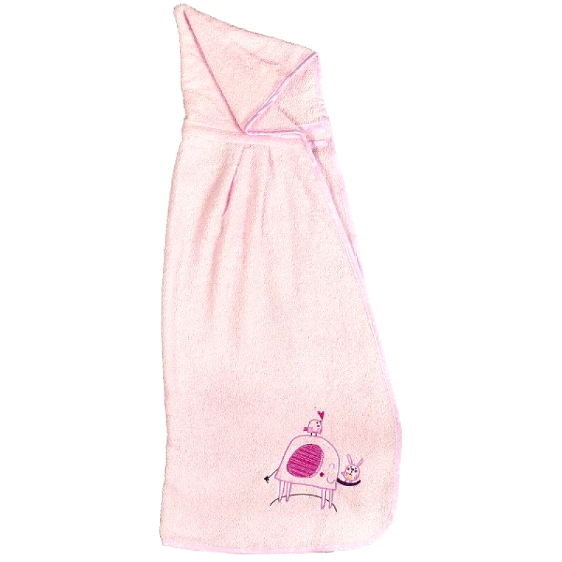 Ο Κόσμος του Μωρού Κάπα Βαμβακερή 85x95εκ. Elephant Ροζ 49021 (Ύφασμα: Βαμβάκι 100%, Χρώμα: Ροζ, Μέγεθος: Βρεφικό) - Ο Κόσμος του Μωρού - 5205626490210