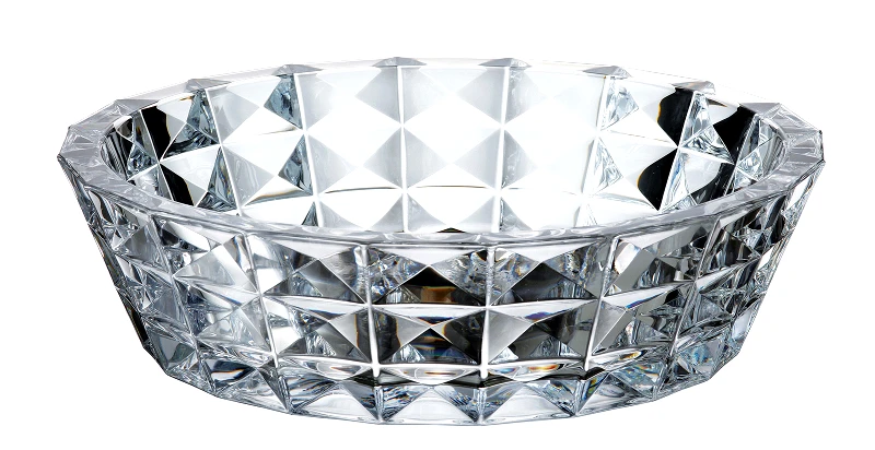 Crystal Bohemia Φρουτιέρα Κρυστάλλινη Diamond Crystal Bohemia 32,5εκ. CTB03100405 (Υλικό: Κρύσταλλο, Χρώμα: Διάφανο ) - Crystal Bohemia - CTB03100405