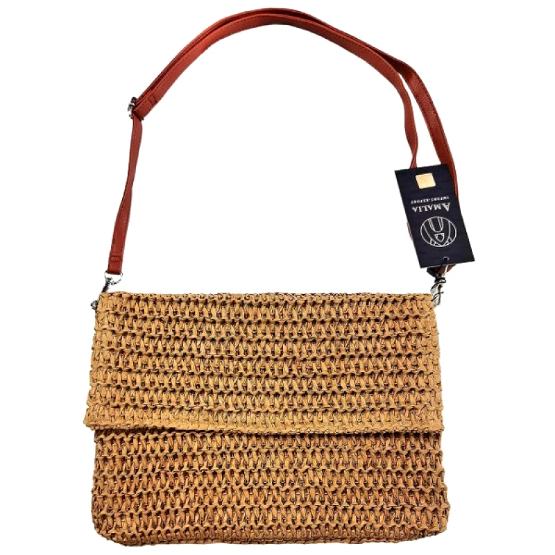 SUMMER tiempo Τσαντάκι 29x23εκ. Summer Tiempo 42-3114 (Υλικό: Ψάθινο, Χρώμα: Natural) - SUMMER tiempo - 42-3114